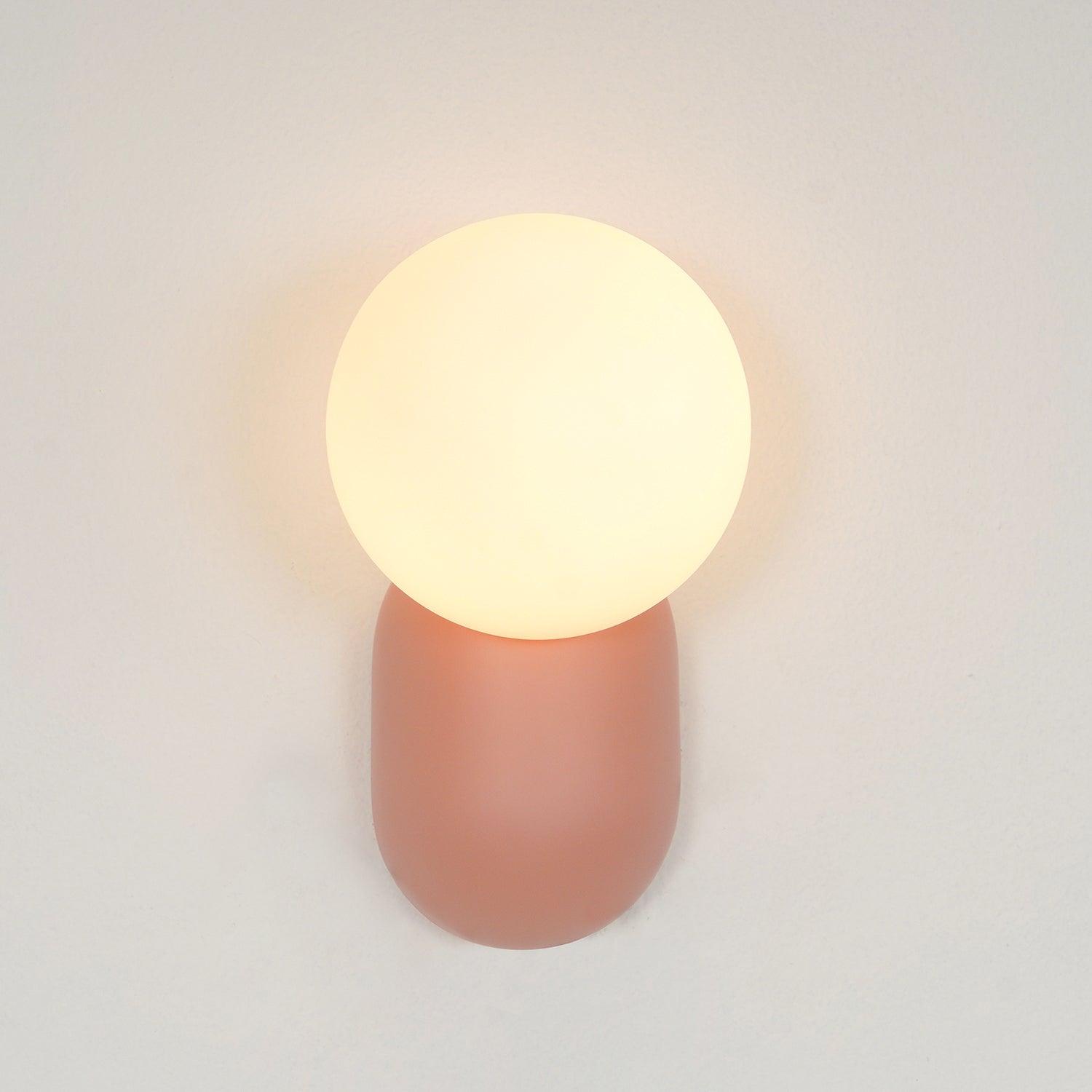 Nelo Minimalist Globe Wall Sconce-Neutral Decor