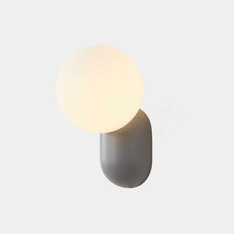 Nelo Minimalist Globe Wall Sconce-Neutral Decor