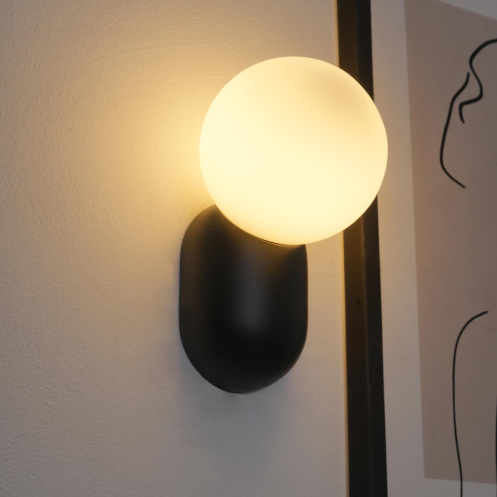 Lunara Minimalist Globe Wall Sconce