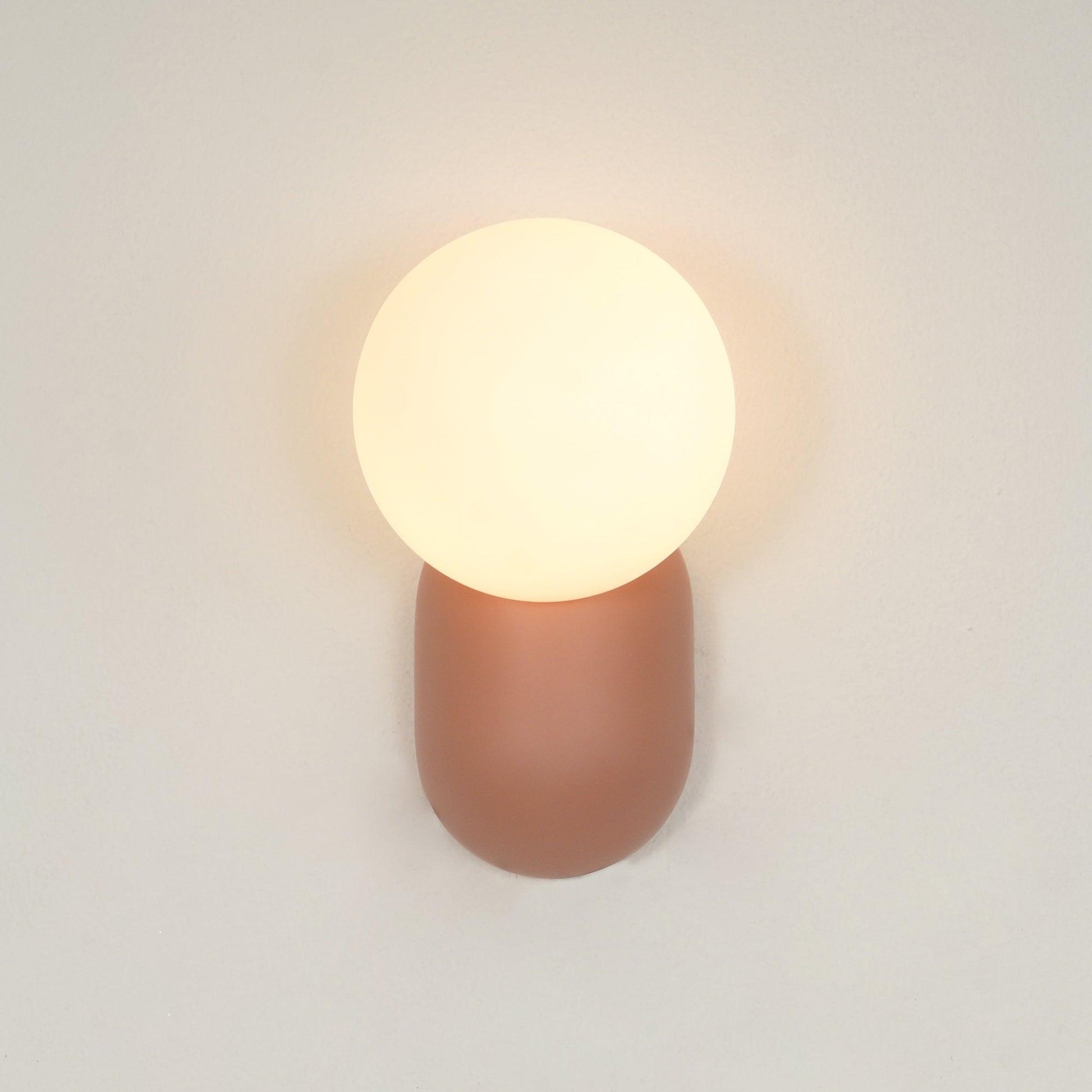 Nelo Minimalist Globe Wall Sconce-Neutral Decor