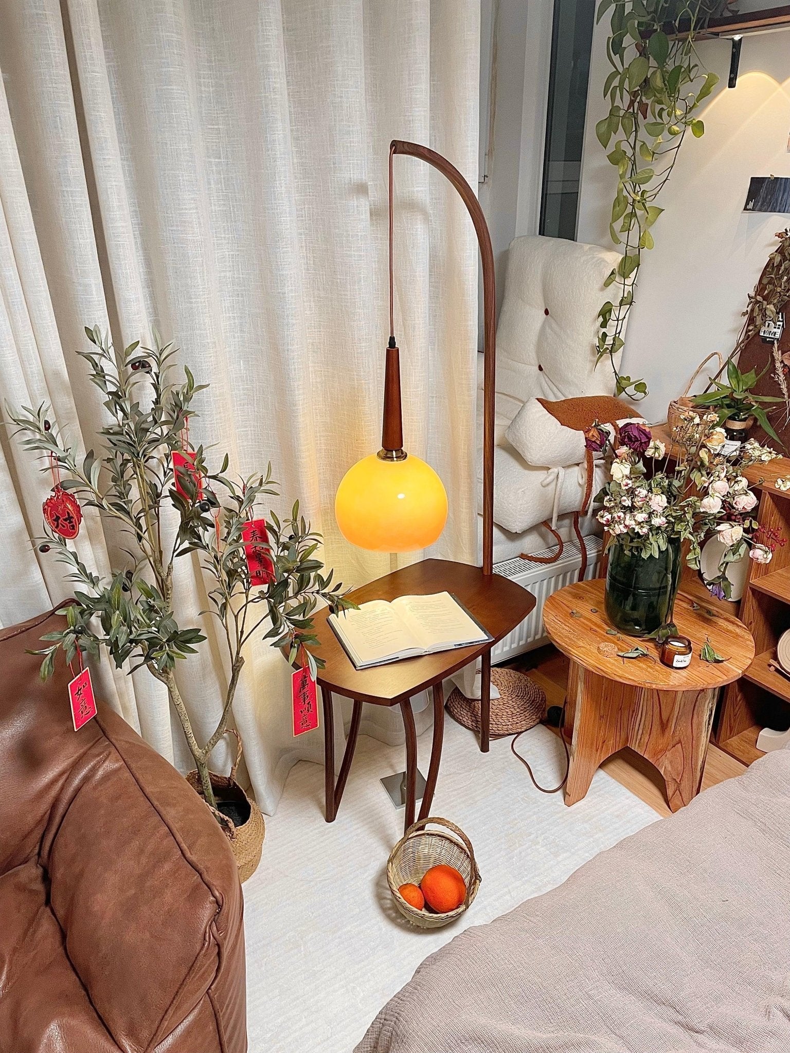 Fior Modern Wood Floor Lamp-Neutral Decor