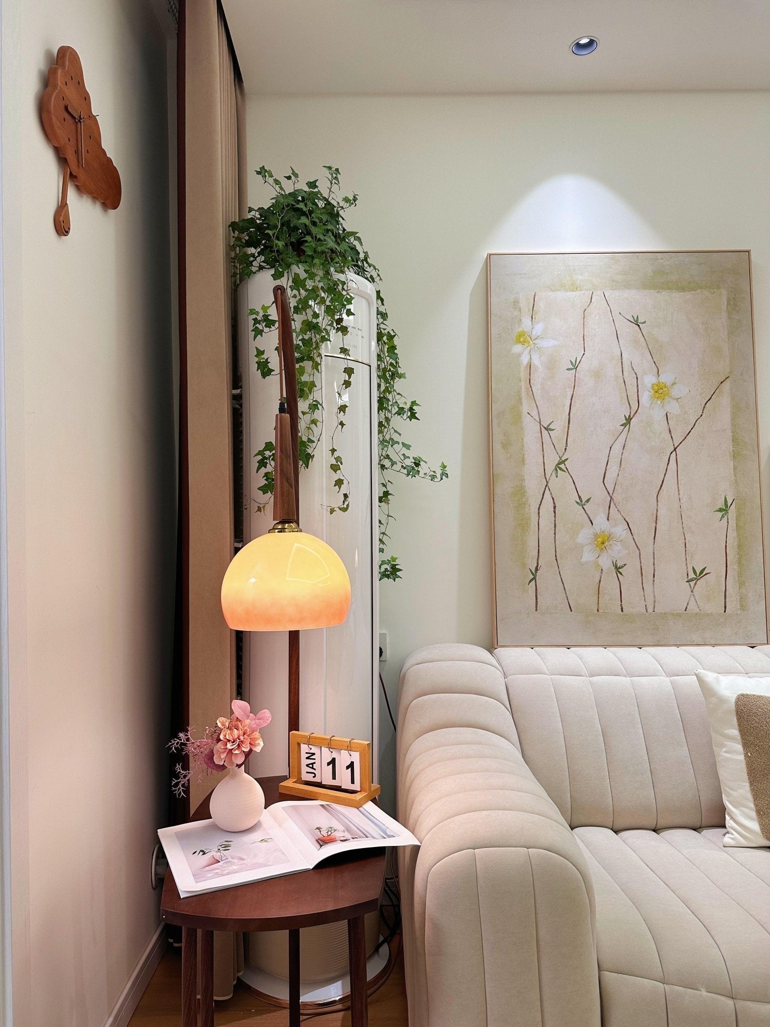 Fior Modern Wood Floor Lamp-Neutral Decor