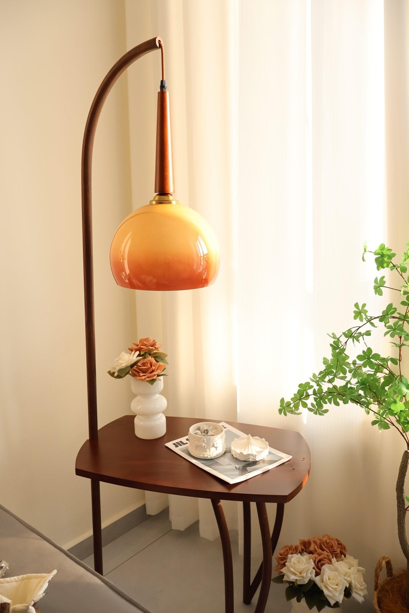 Fior Modern Wood Floor Lamp-Neutral Decor