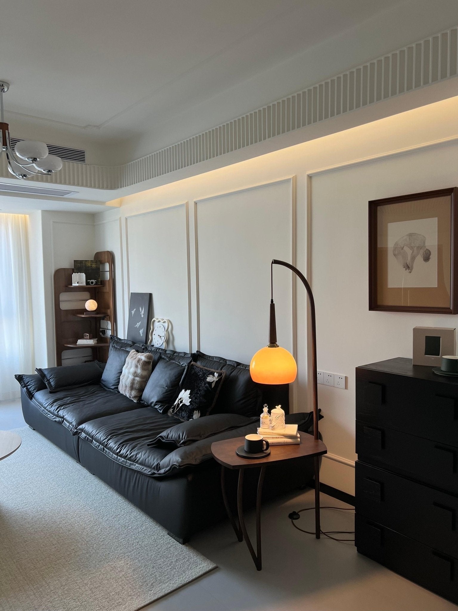 Fior Modern Wood Floor Lamp-Neutral Decor