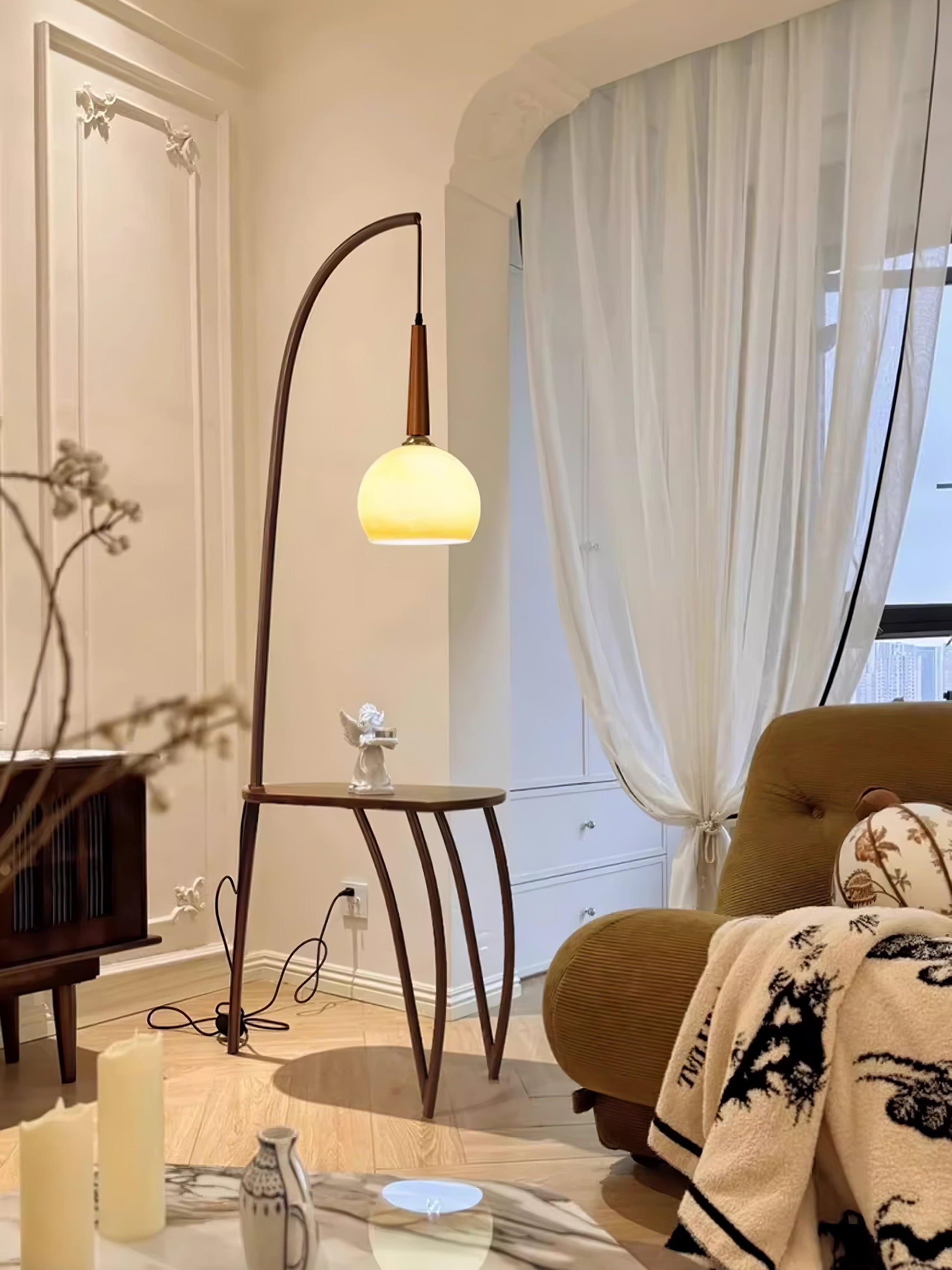 Fior Modern Wood Floor Lamp-Neutral Decor