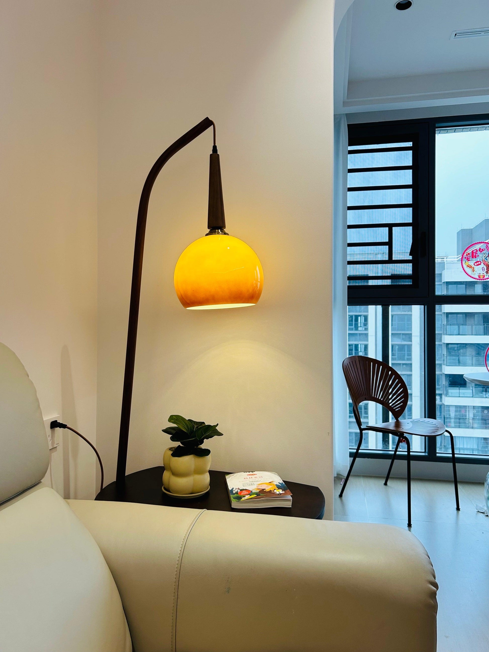 Fior Modern Wood Floor Lamp-Neutral Decor