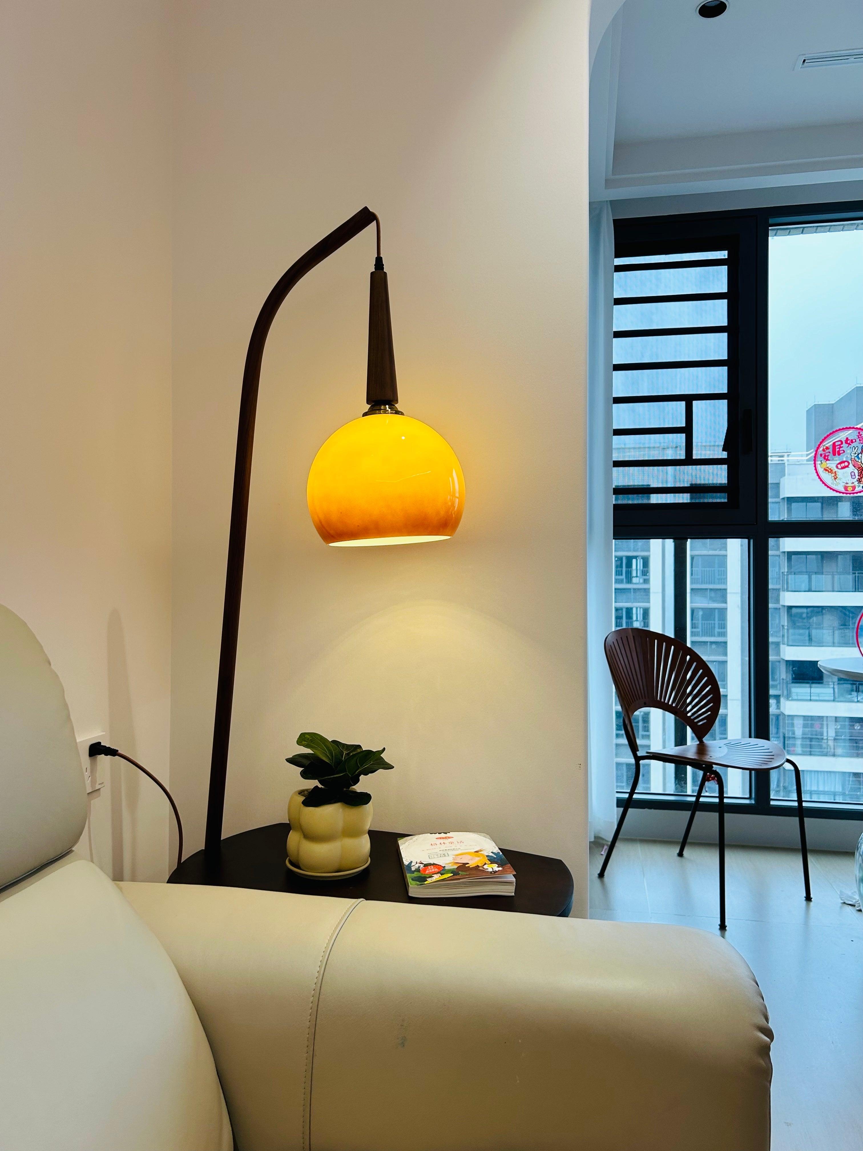 Fior Modern Wood Floor Lamp-Neutral Decor