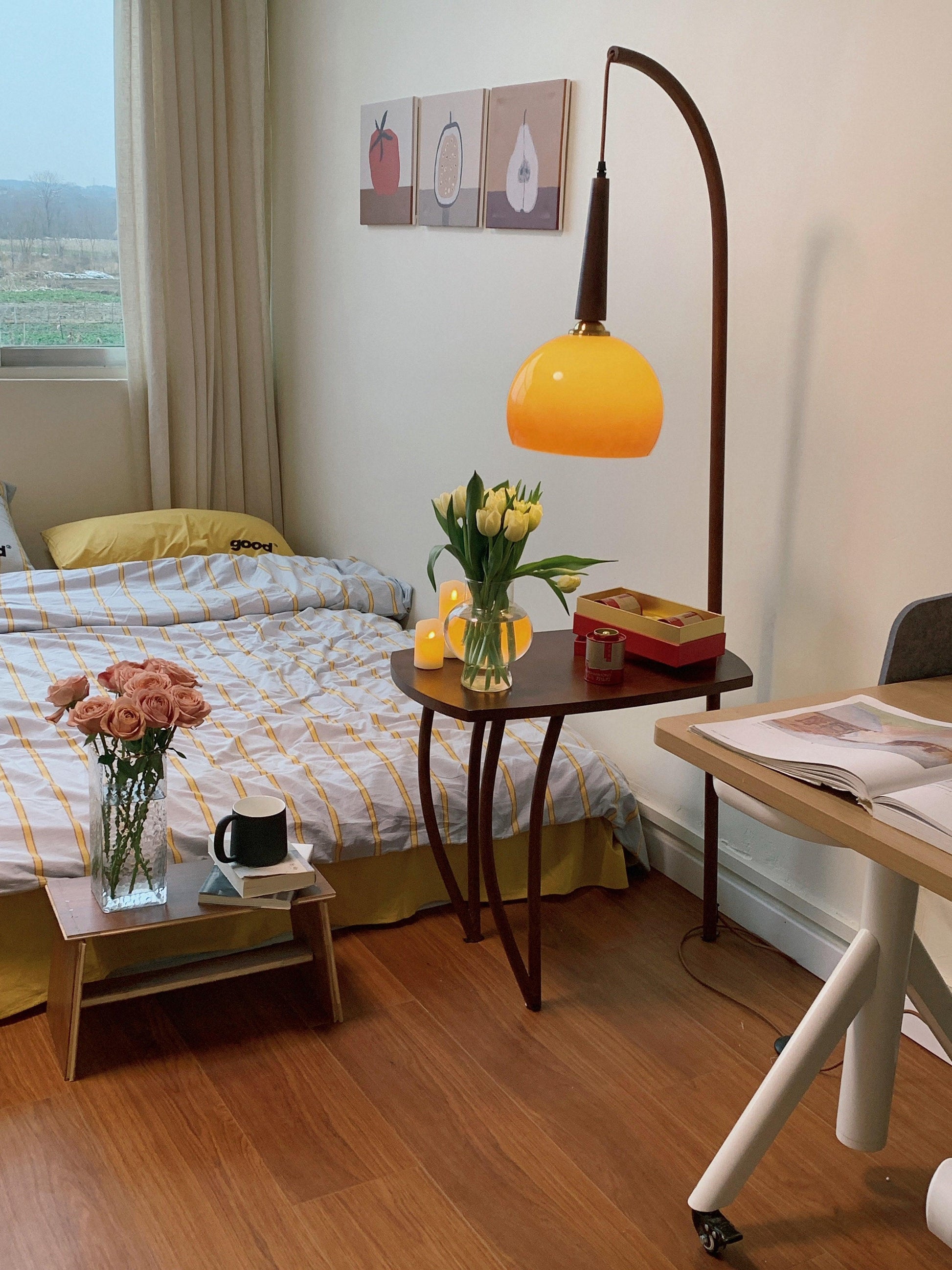 Fior Modern Wood Floor Lamp-Neutral Decor