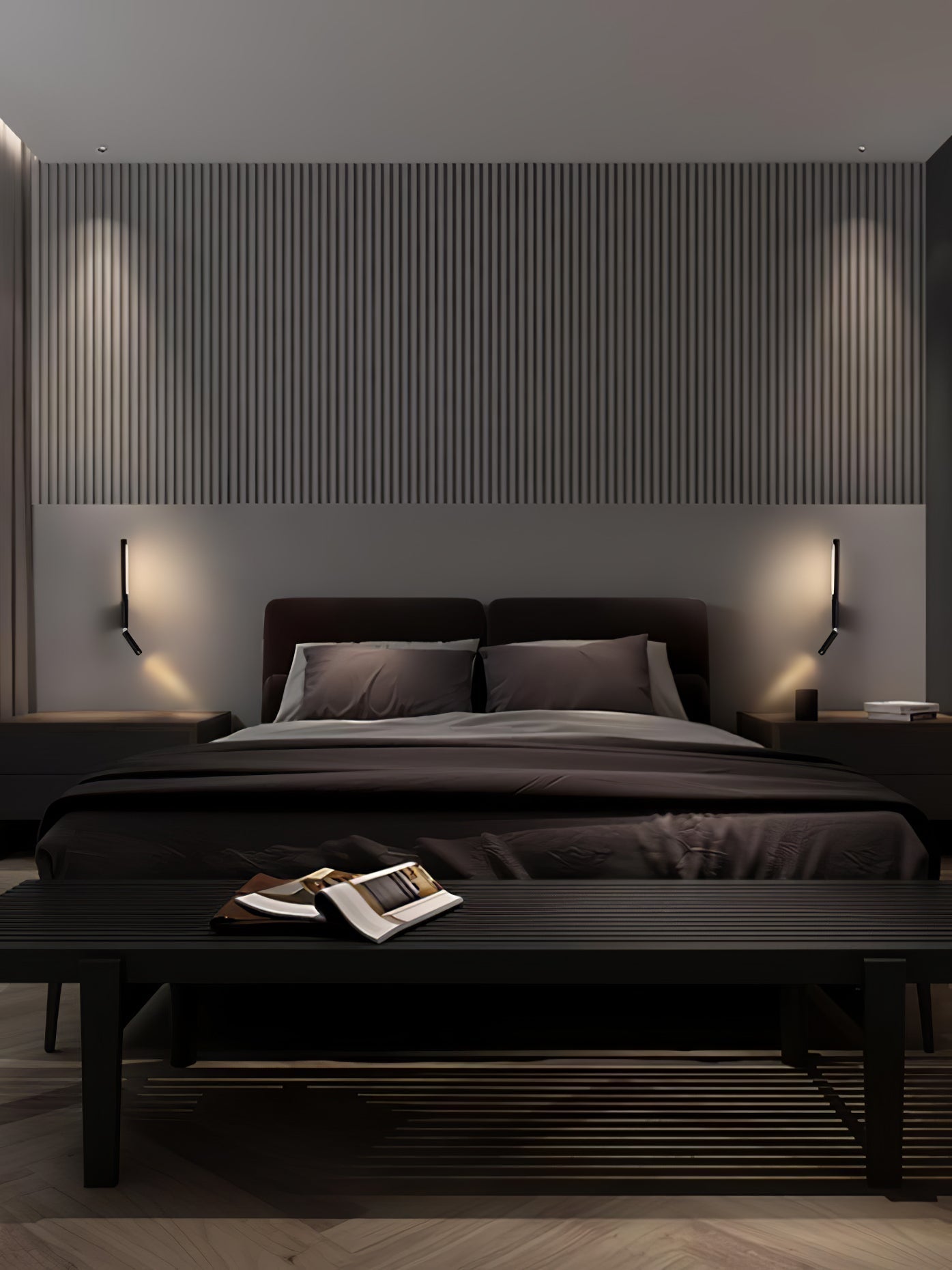 Melody Modern Minimalist LED Wall Light-Neutral Decor