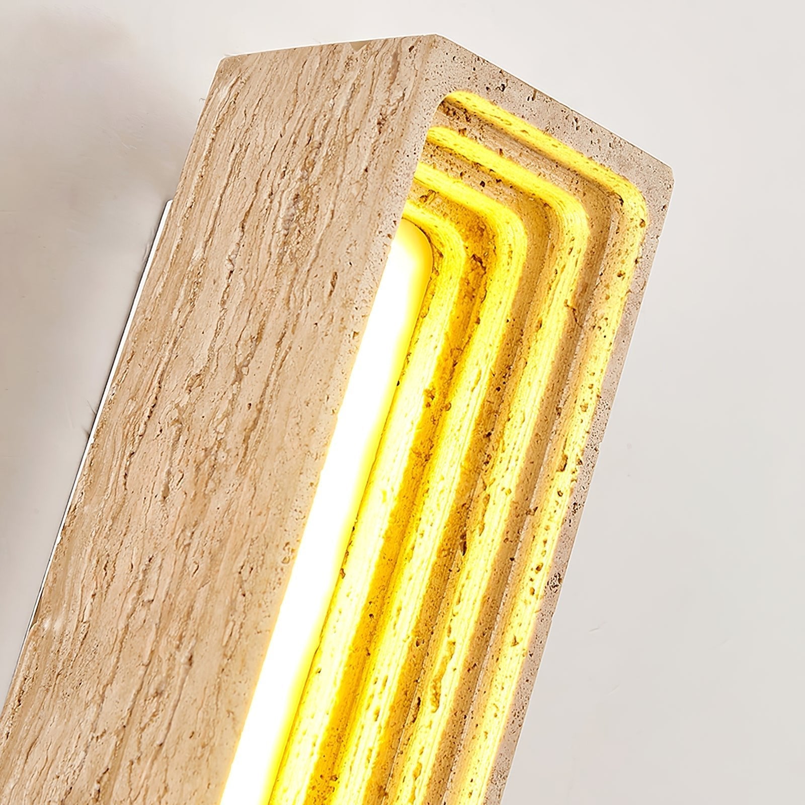 Atheila Travertine Wall Light-Neutral Decor