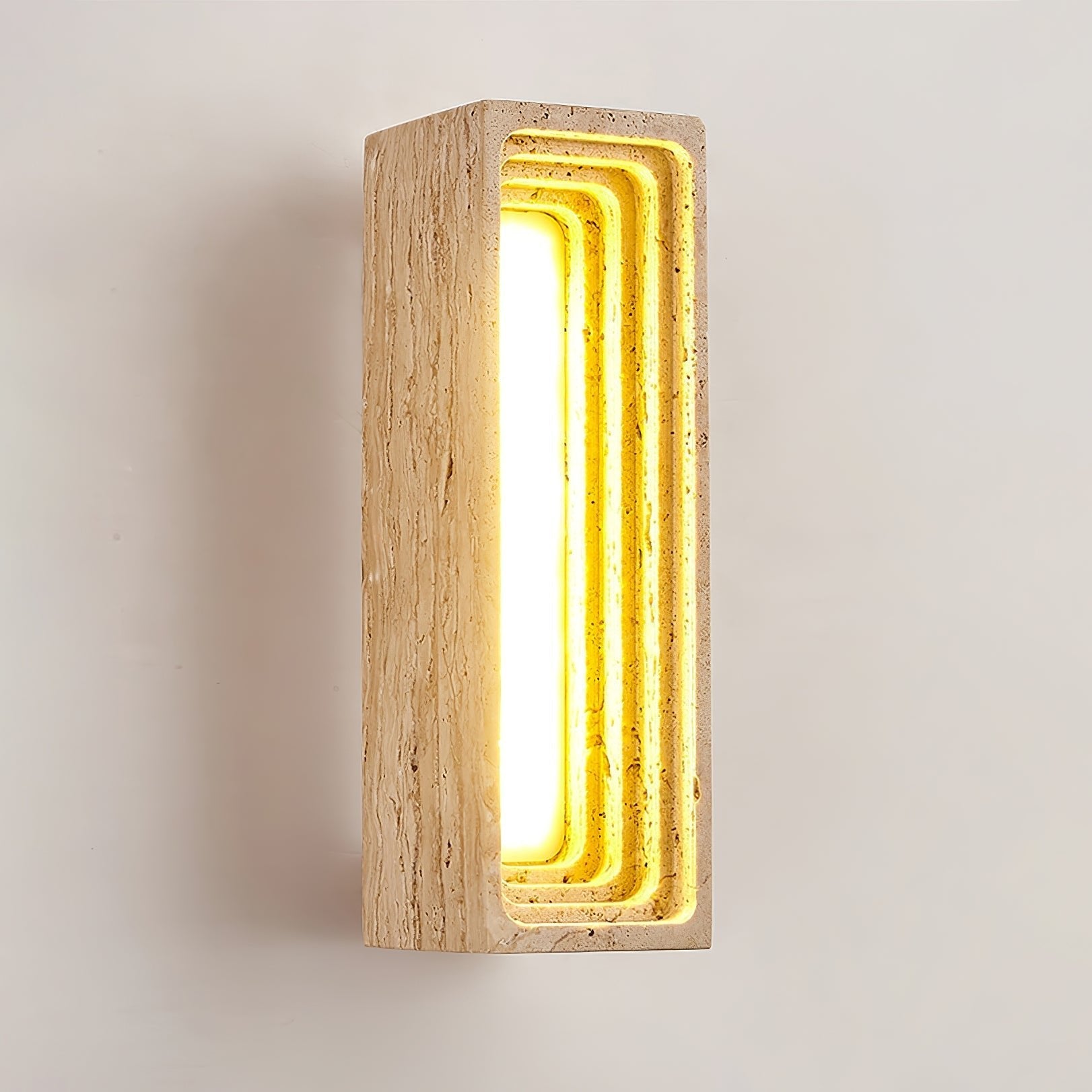 Atheila Travertine Wall Light-Neutral Decor