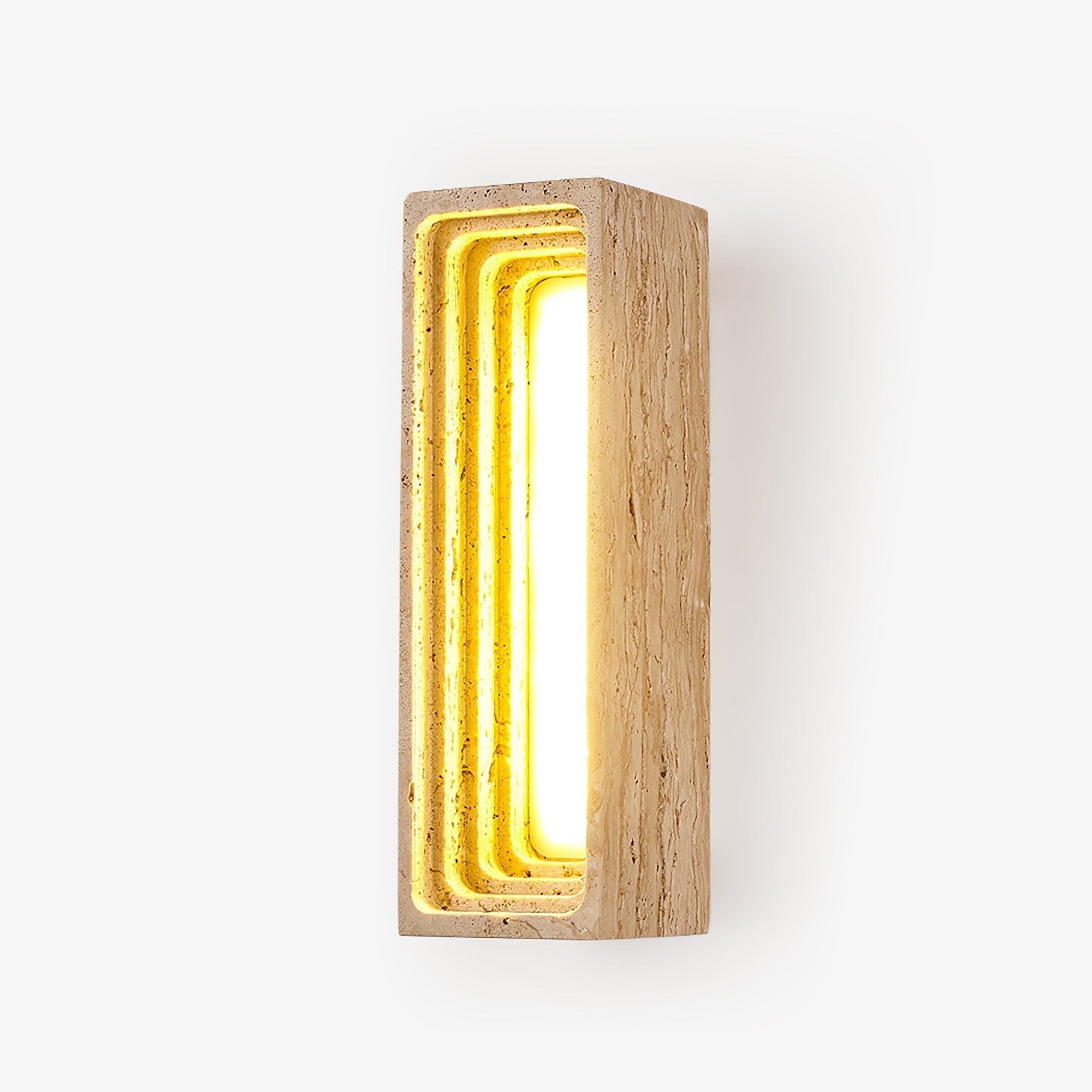 Atheila Travertine Wall Light-Neutral Decor