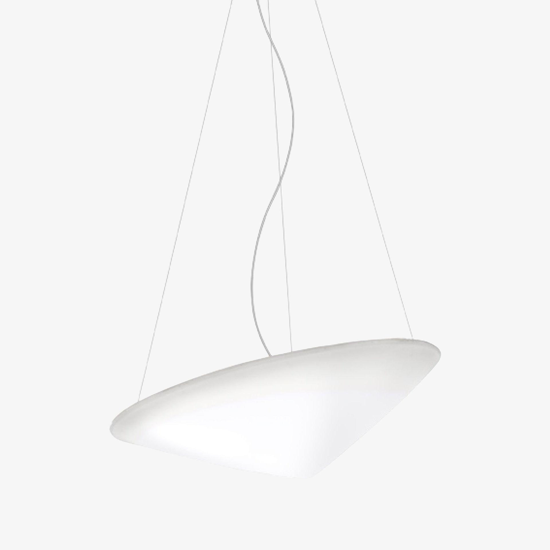 Othian Pendant Lamp Polyethylene Tilted Hat Minimalist-Neutral Decor