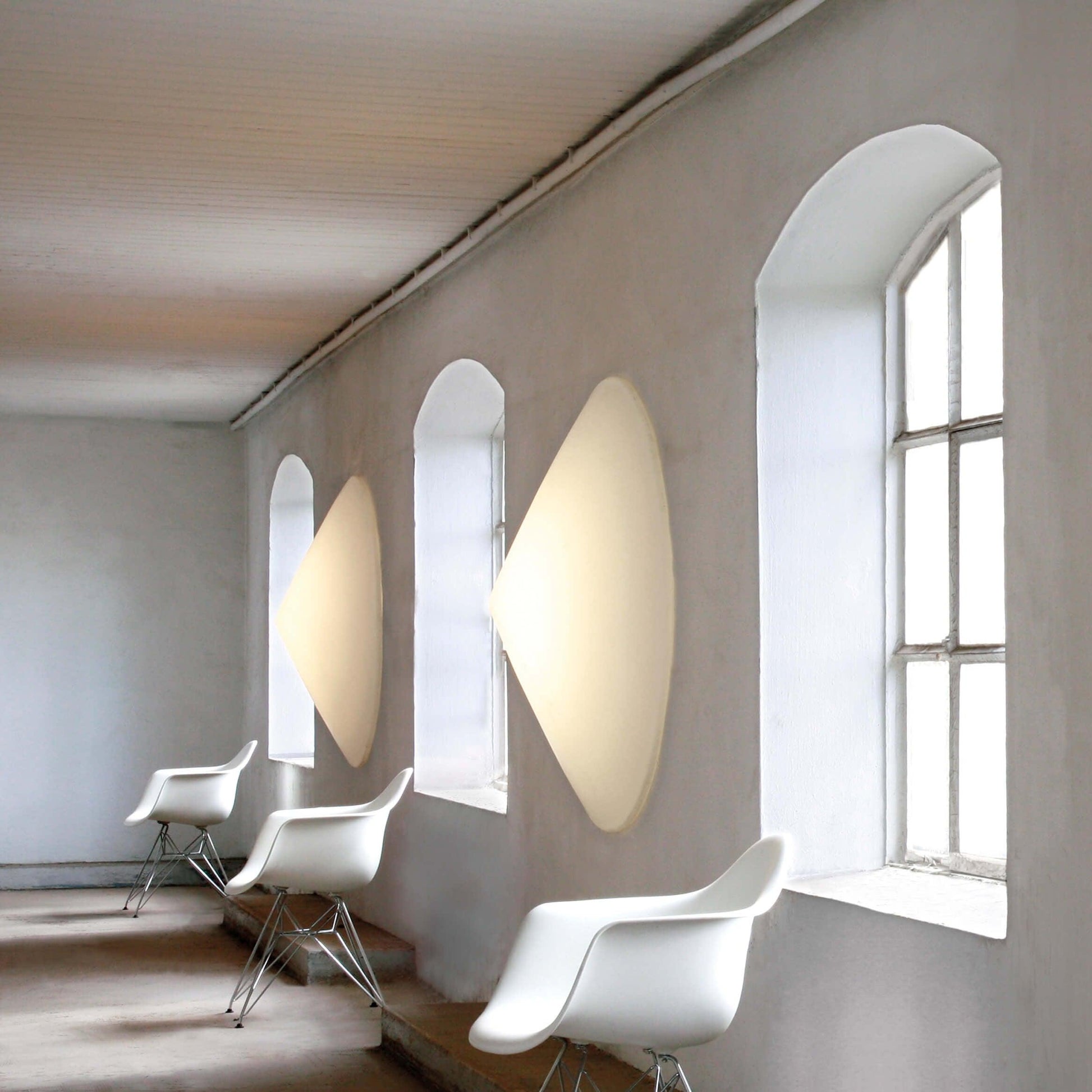 Othian Pendant Lamp Polyethylene Tilted Hat Minimalist-Neutral Decor