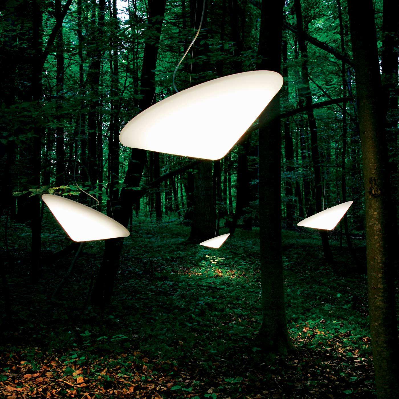 Othian Pendant Lamp Polyethylene Tilted Hat Minimalist-Neutral Decor