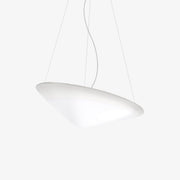 Othian Pendant Lamp Polyethylene Tilted Hat Minimalist-Neutral Decor