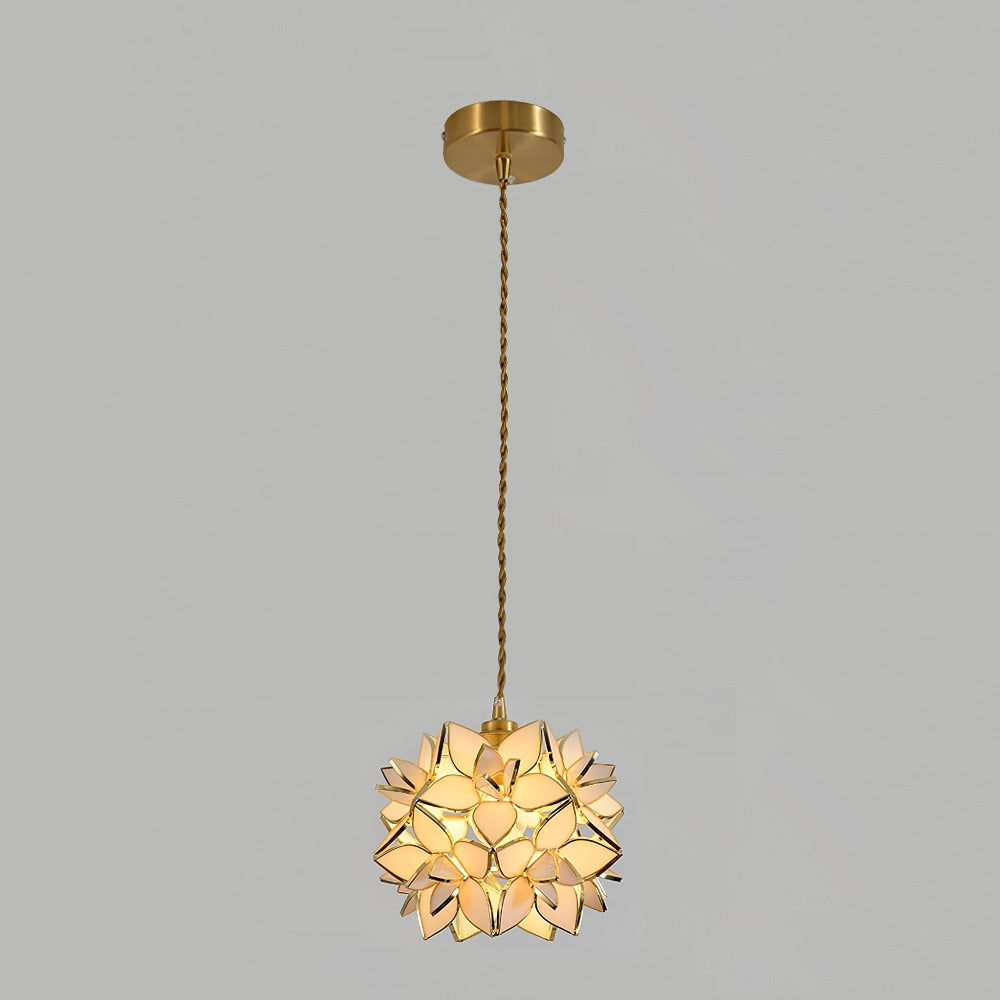 Amara Luxury Glass Pendant Light-Neutral Decor