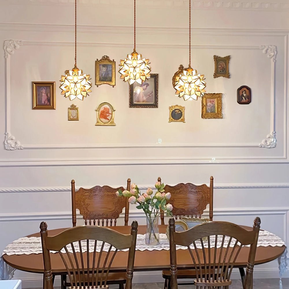 Amara Luxury Glass Pendant Light-Neutral Decor
