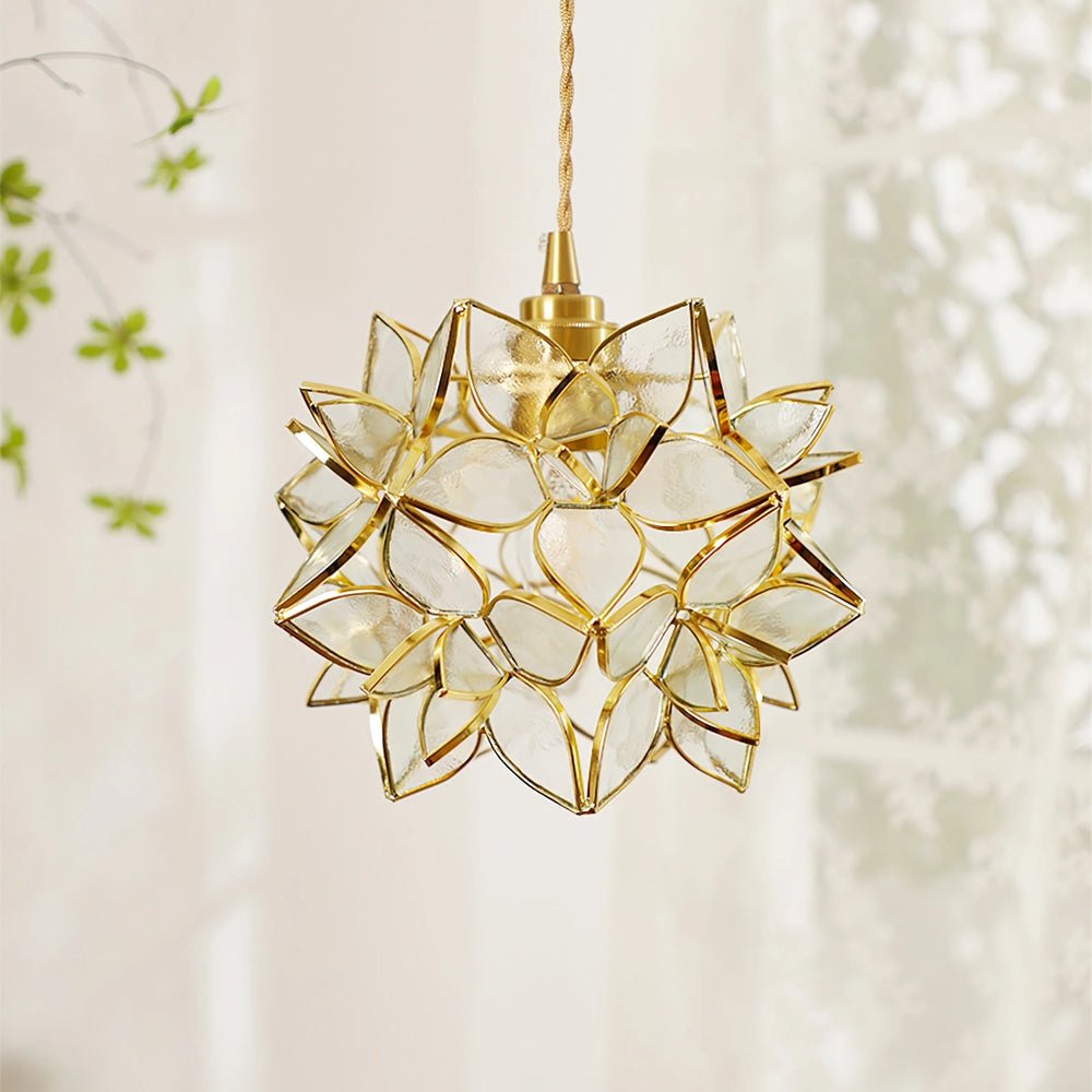 Amara Luxury Glass Pendant Light-Neutral Decor
