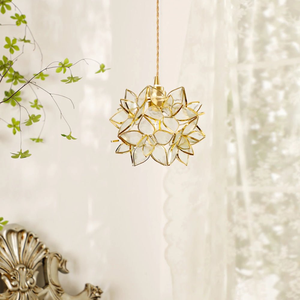 Amara Luxury Glass Pendant Light-Neutral Decor