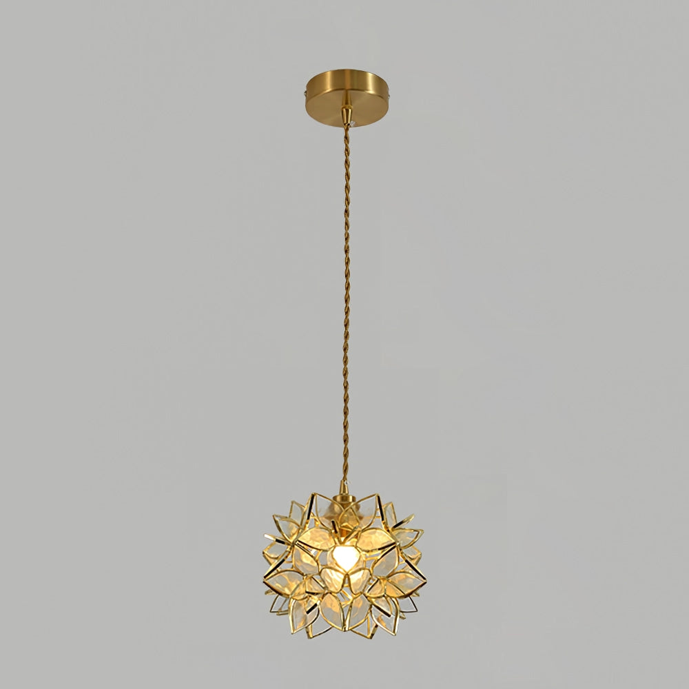 Amara Luxury Glass Pendant Light-Neutral Decor