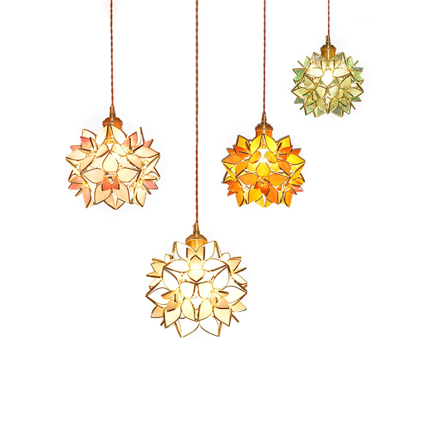 Amara Luxury Glass Pendant Light-Neutral Decor