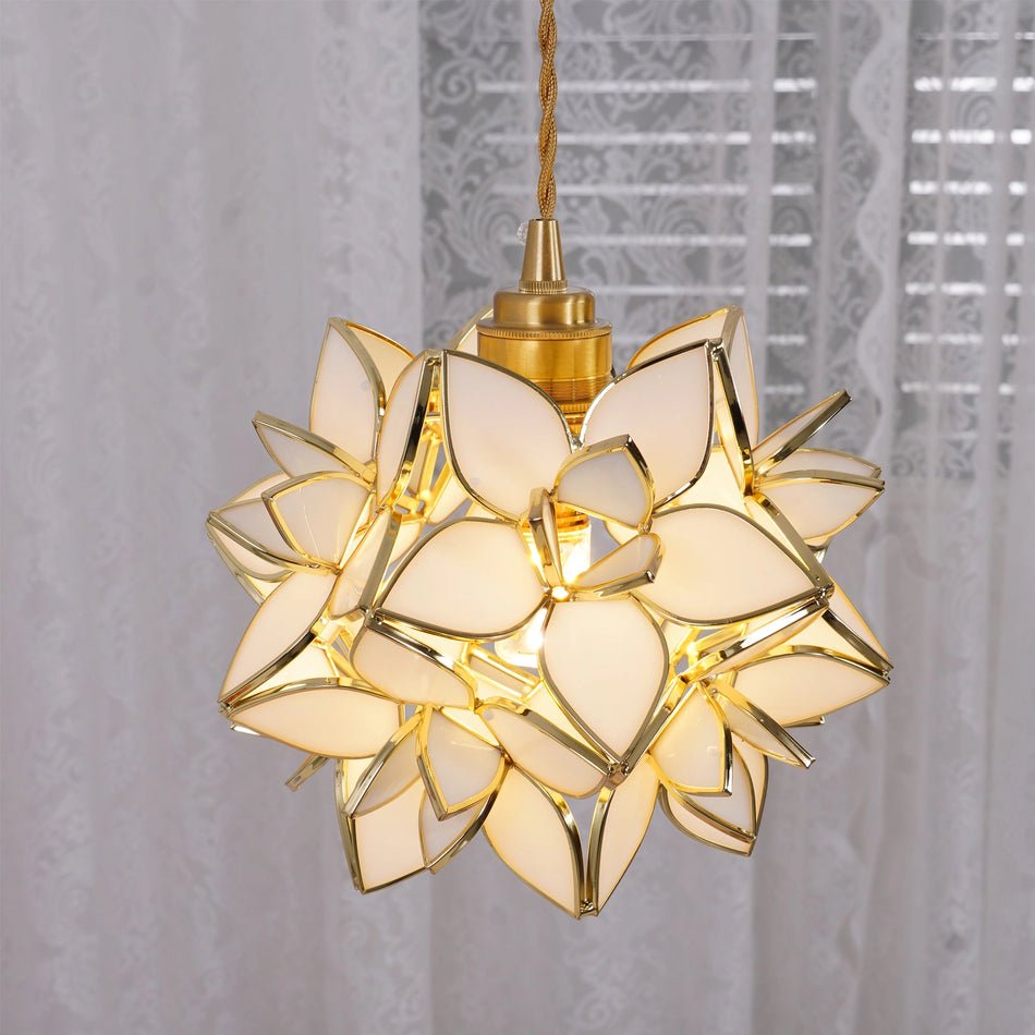 Amara Luxury Glass Pendant Light-Neutral Decor