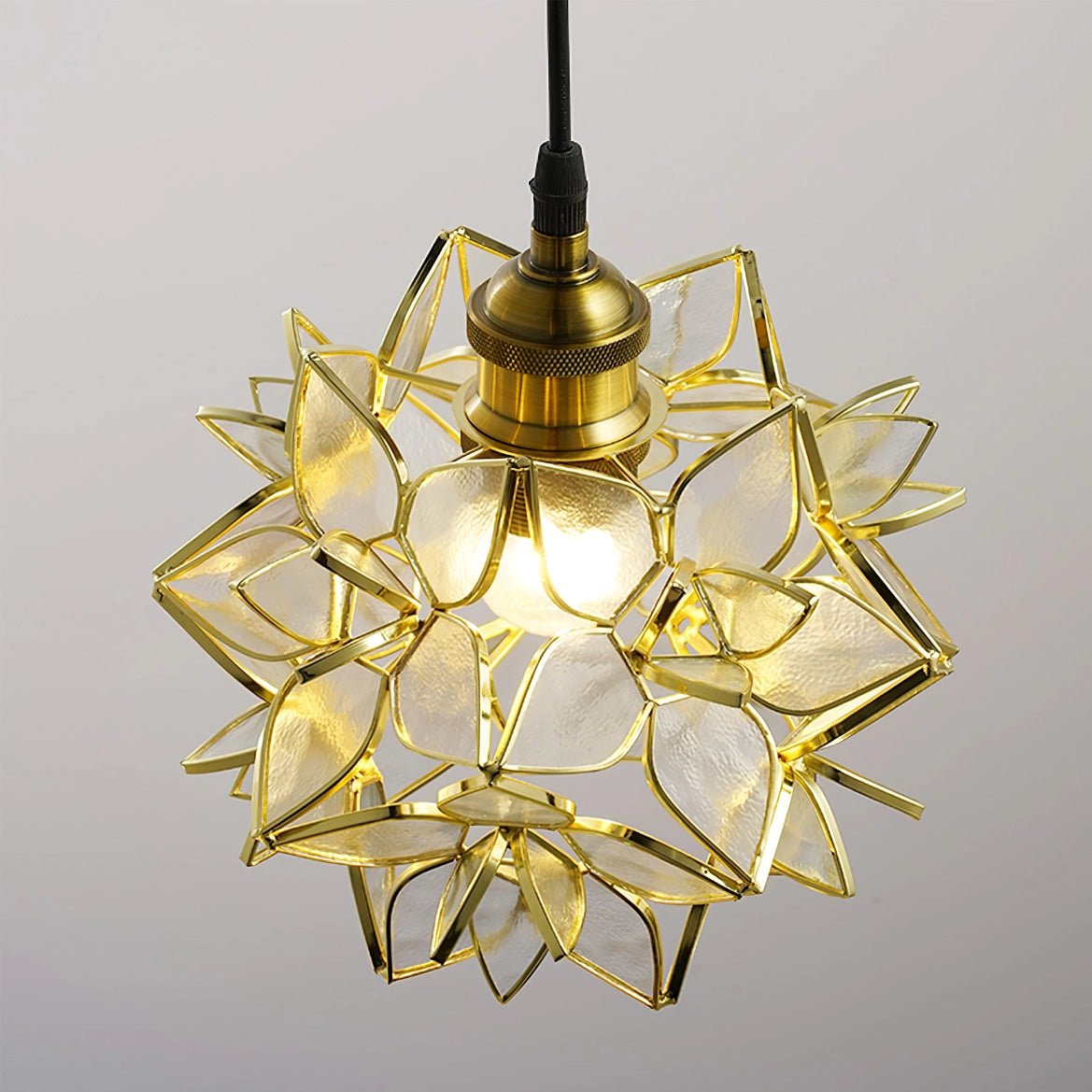 Amara Luxury Glass Pendant Light-Neutral Decor
