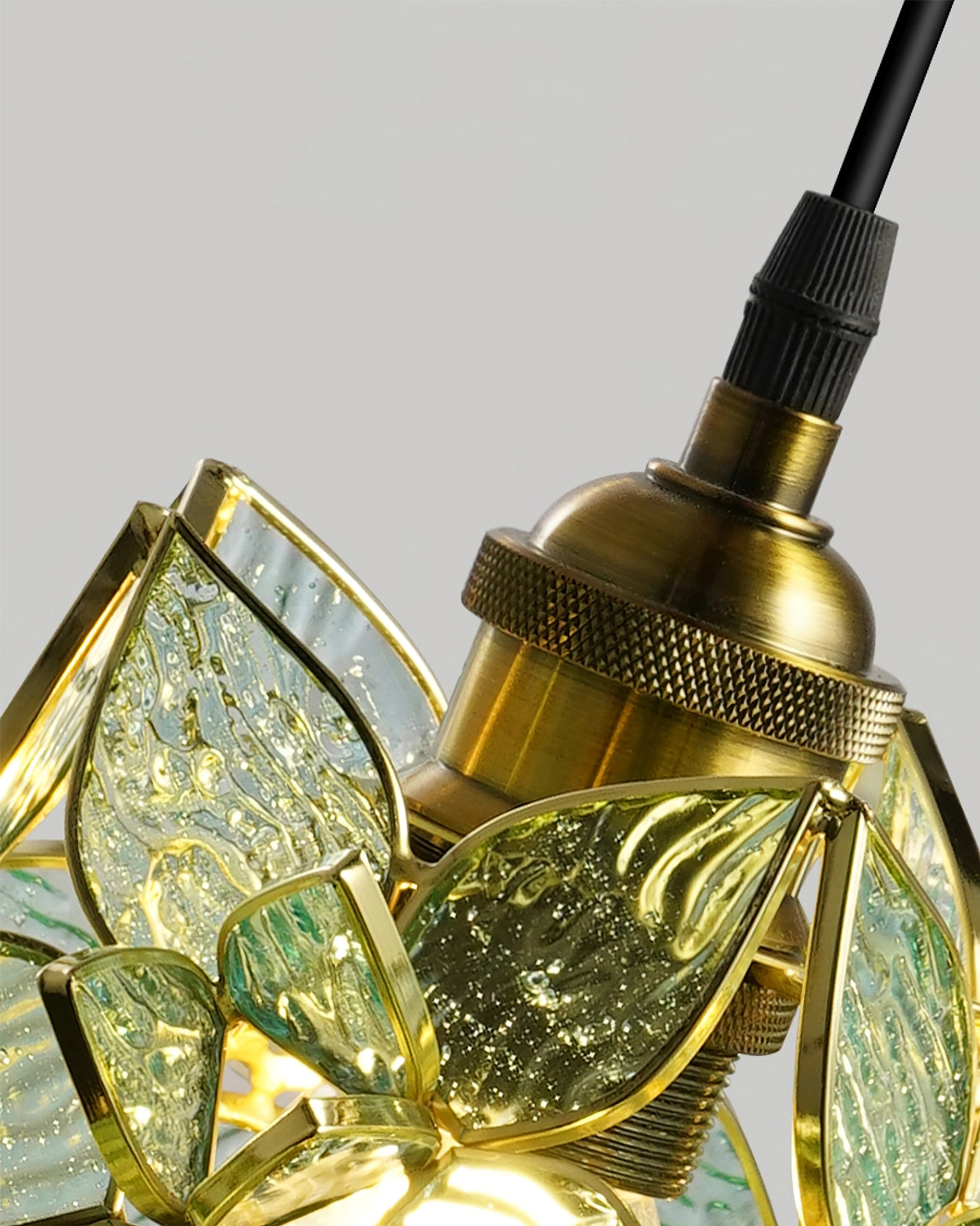 Amara Luxury Glass Pendant Light-Neutral Decor