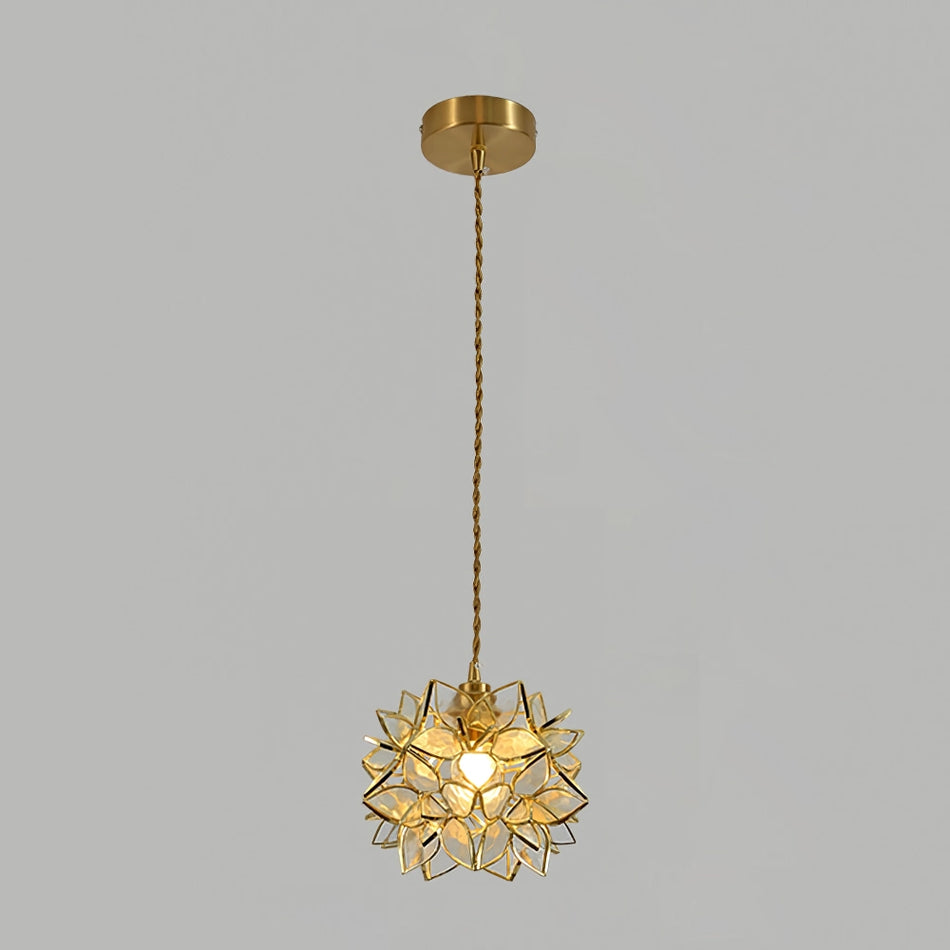 Amara Luxury Glass Pendant Light-Neutral Decor