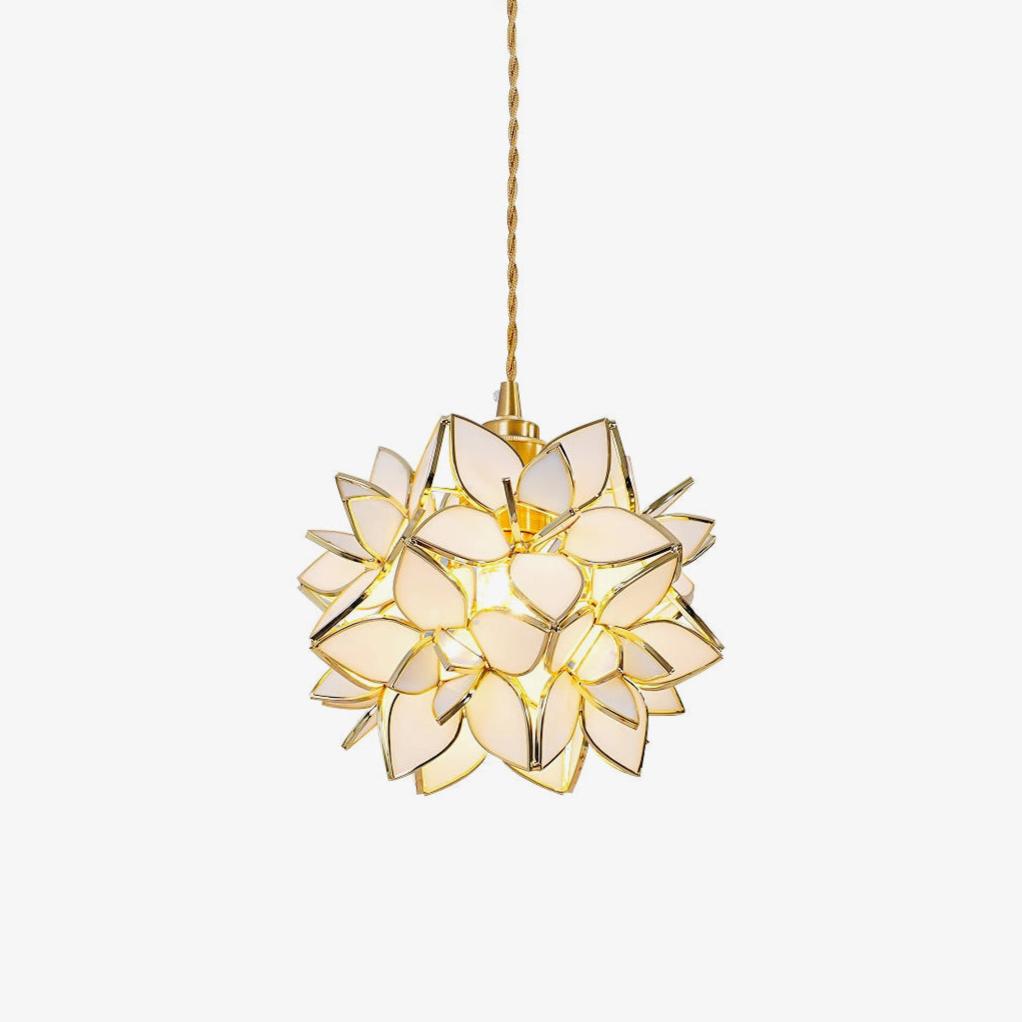 Amara Luxury Glass Pendant Light-Neutral Decor