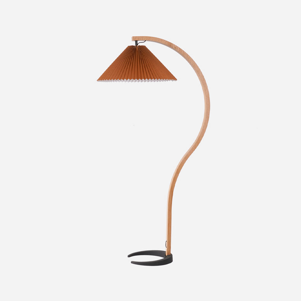 Viaro Wood Floor Lamp-Neutral Decor