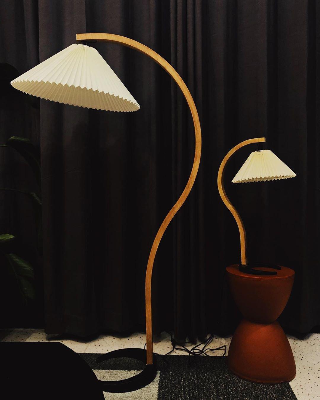 Viaro Wood Floor Lamp-Neutral Decor