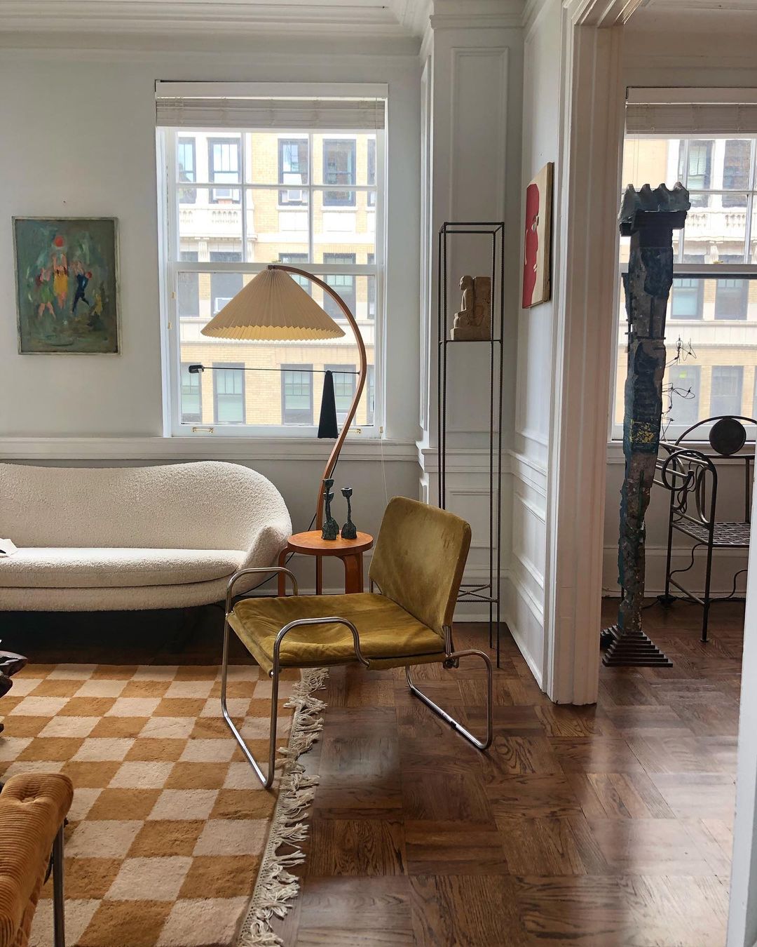 Viaro Wood Floor Lamp-Neutral Decor