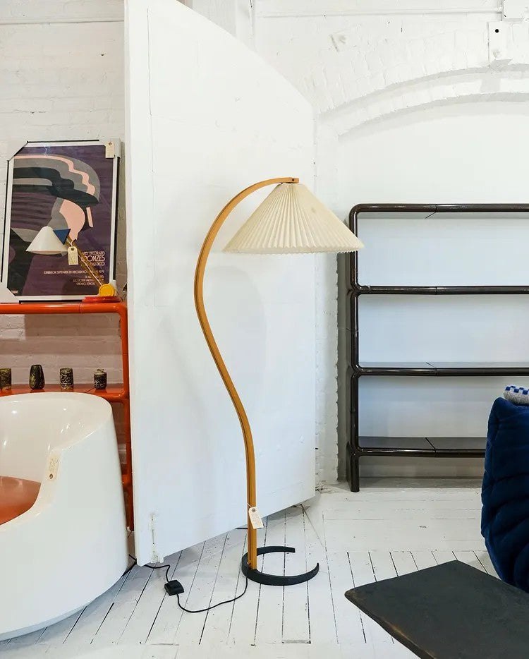 Viaro Wood Floor Lamp-Neutral Decor