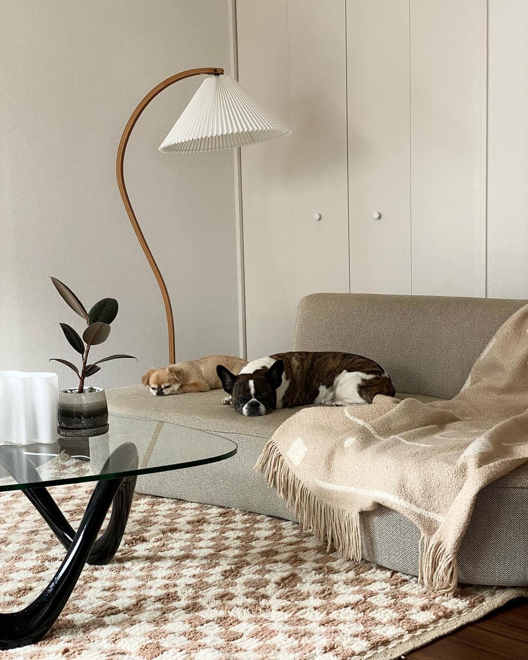 Viaro Wood Floor Lamp-Neutral Decor