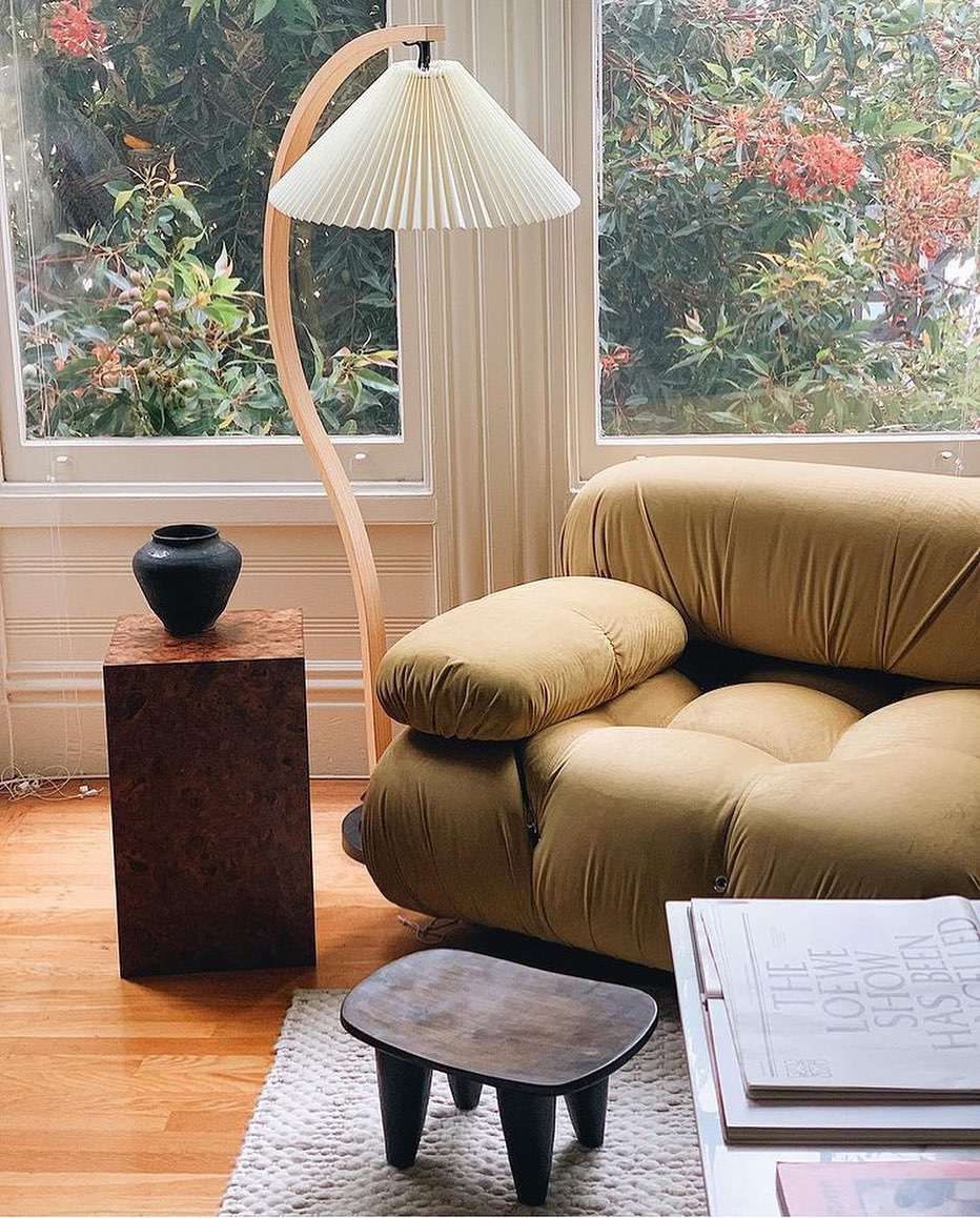 Viaro Wood Floor Lamp-Neutral Decor