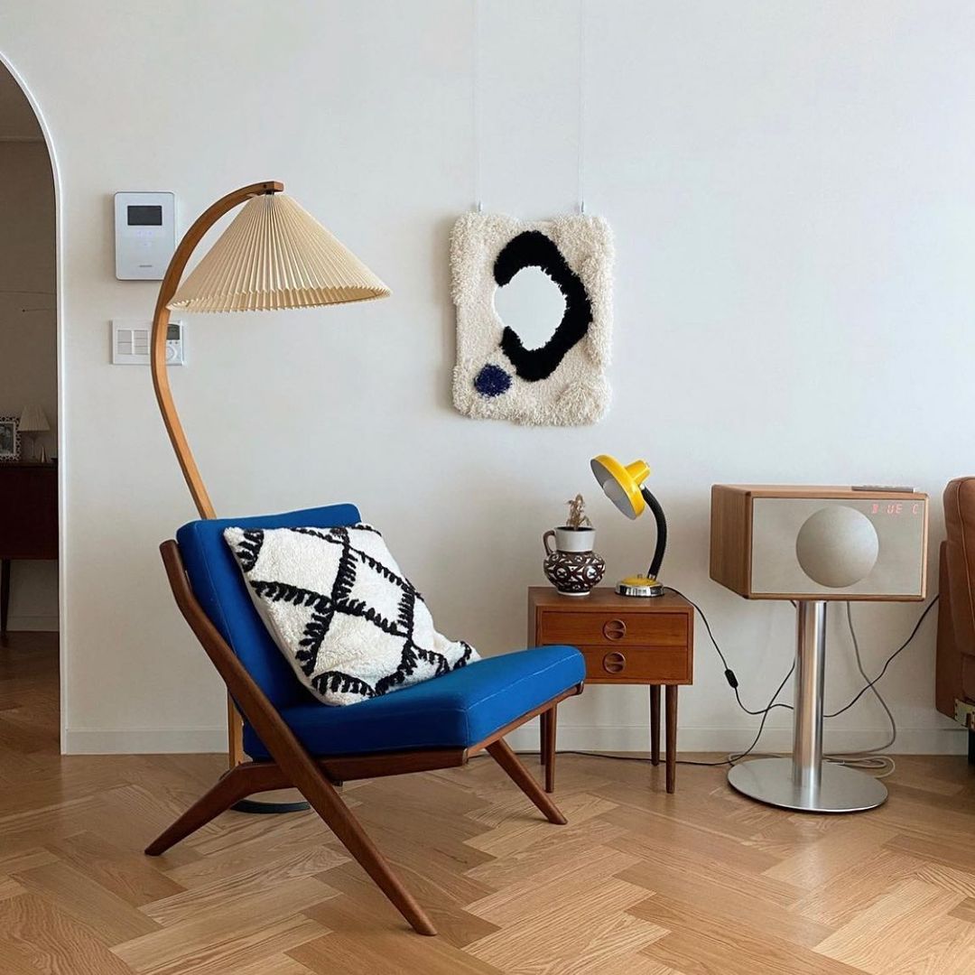 Viaro Wood Floor Lamp-Neutral Decor