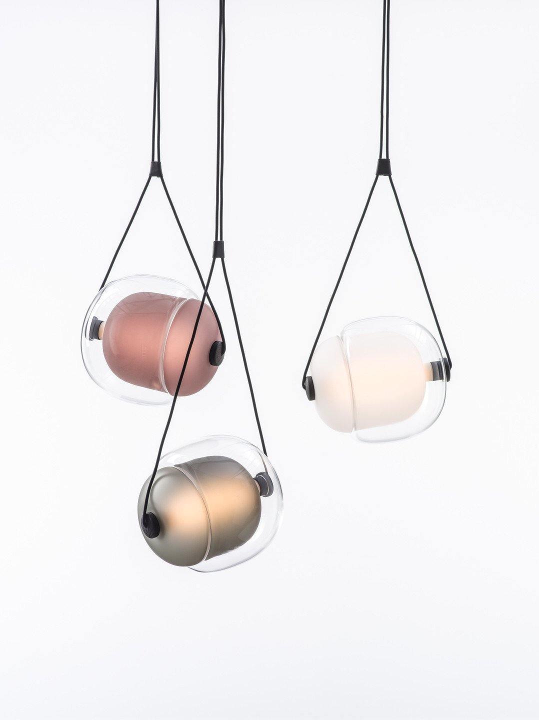 Ovexa Contemporary Glass Pendant Light-Neutral Decor