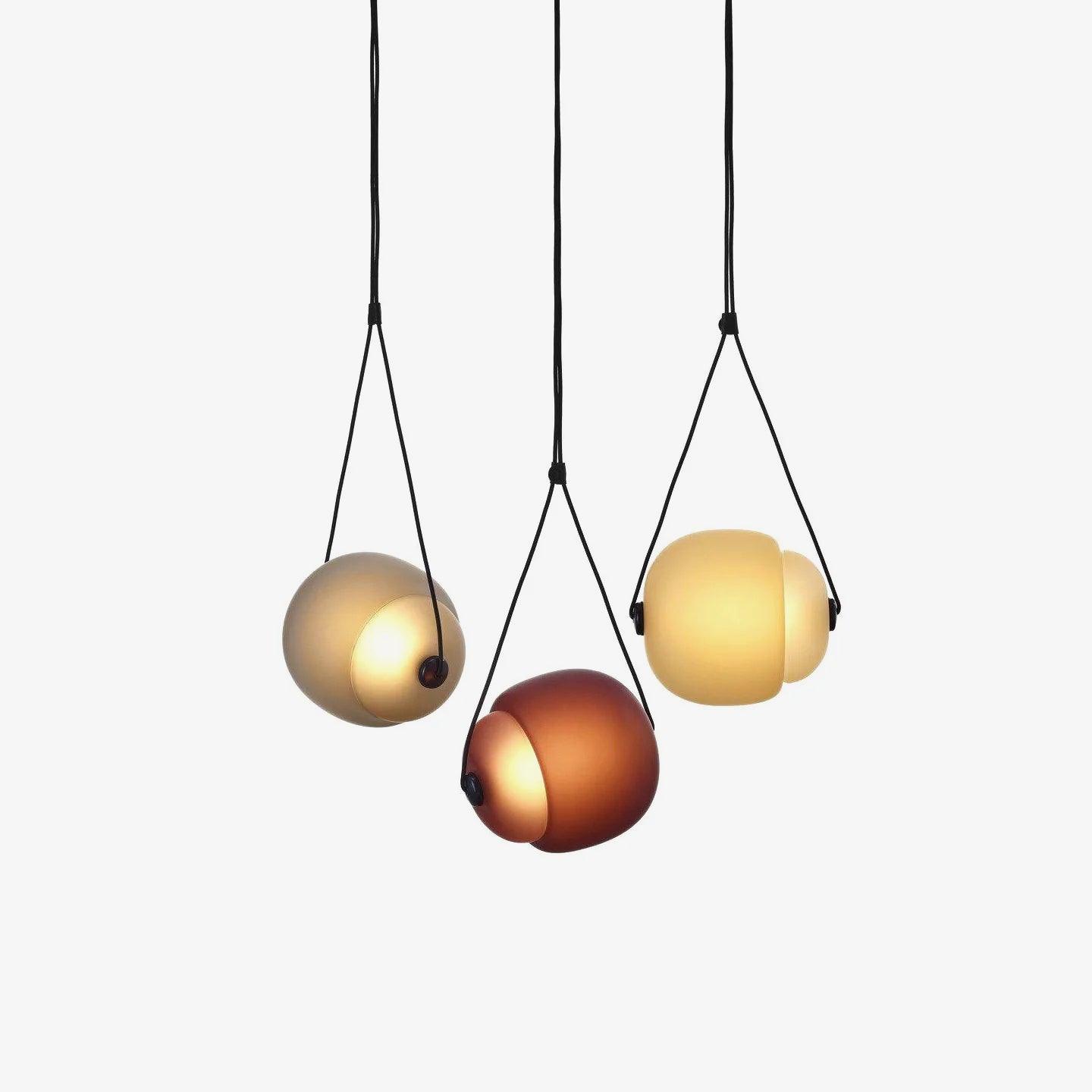Ovexa Contemporary Glass Pendant Light-Neutral Decor