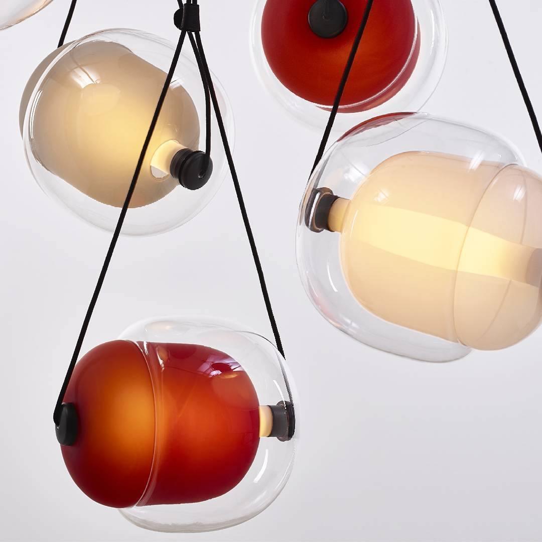 Ovexa Contemporary Glass Pendant Light-Neutral Decor