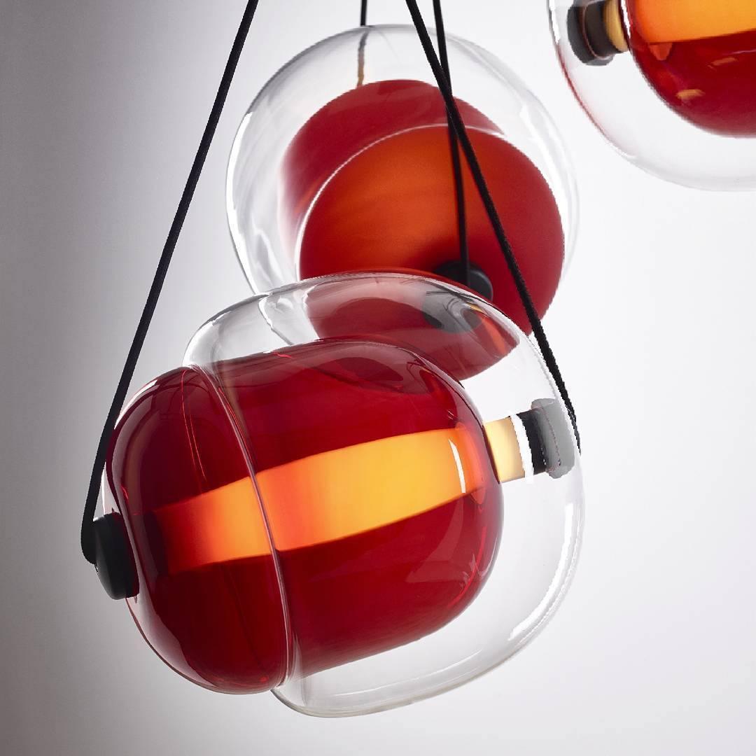Ovexa Contemporary Glass Pendant Light-Neutral Decor