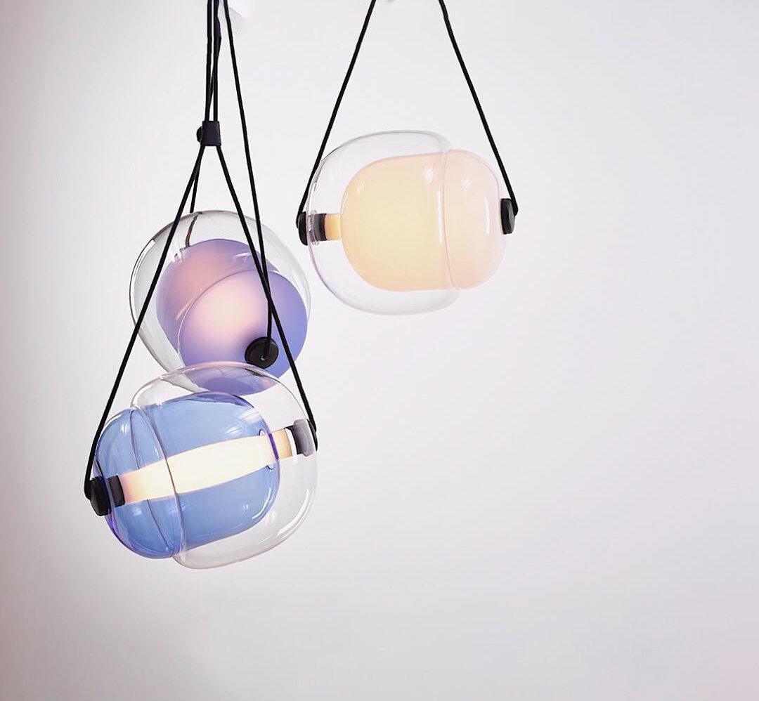 Ovexa Contemporary Glass Pendant Light-Neutral Decor