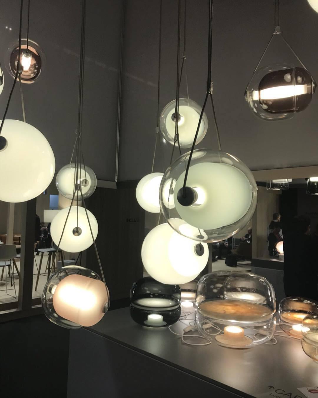 Ovexa Contemporary Glass Pendant Light-Neutral Decor