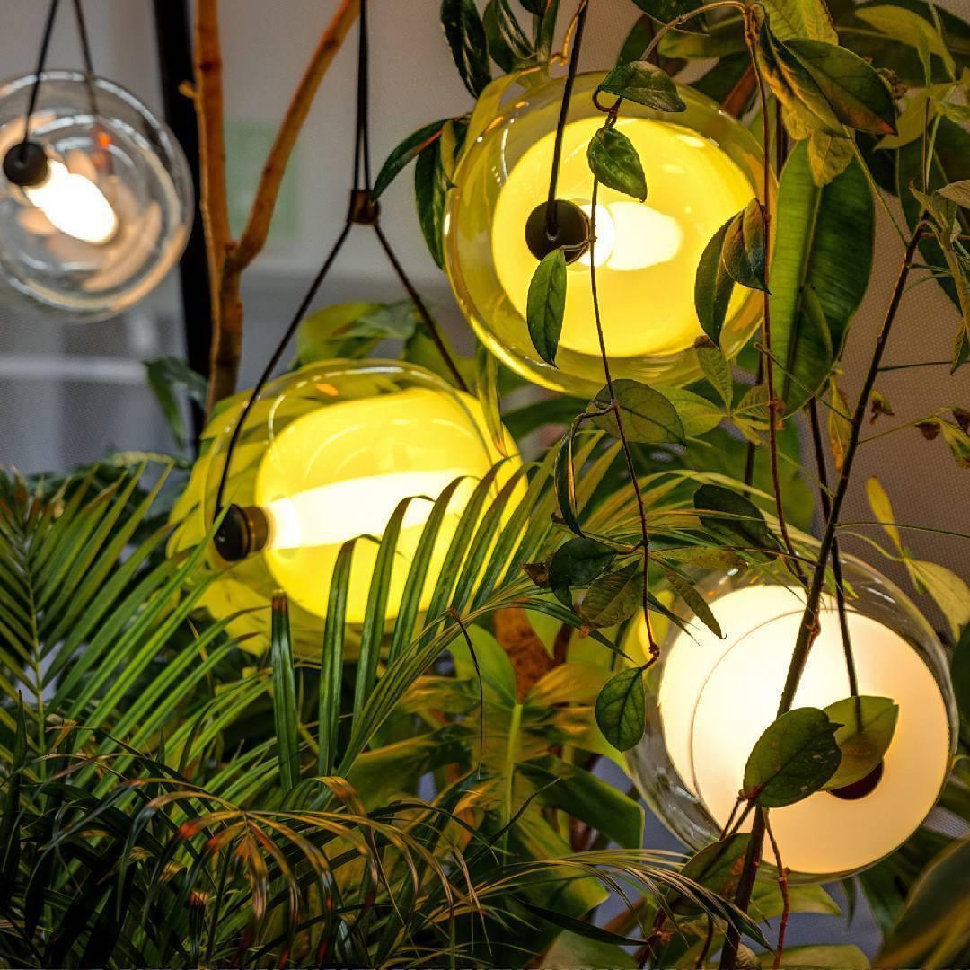 Ovexa Contemporary Glass Pendant Light-Neutral Decor