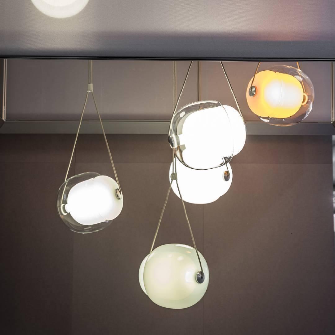Ovexa Contemporary Glass Pendant Light-Neutral Decor