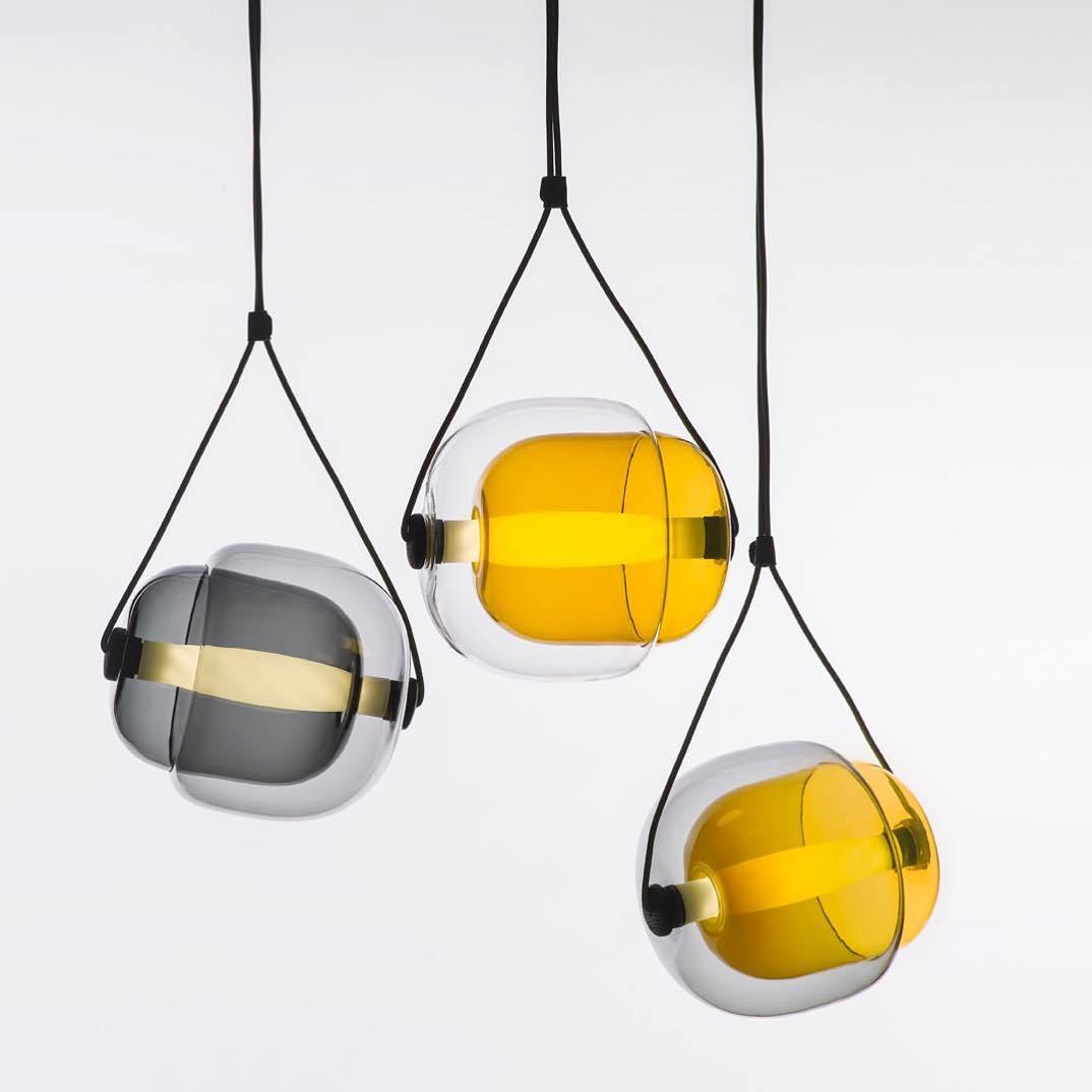Ovexa Contemporary Glass Pendant Light-Neutral Decor