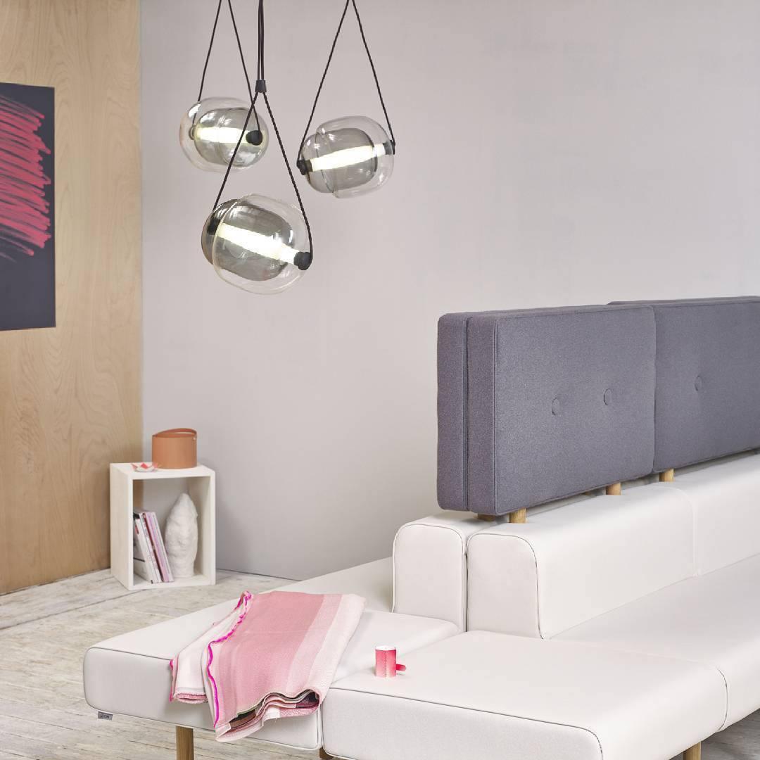 Ovexa Contemporary Glass Pendant Light-Neutral Decor