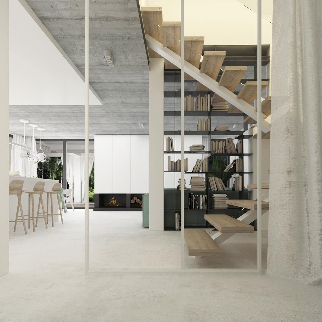 Ovexa Contemporary Glass Pendant Light-Neutral Decor