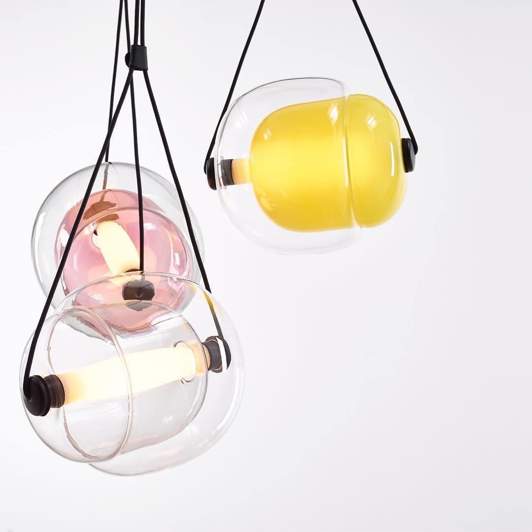 Ovexa Contemporary Glass Pendant Light-Neutral Decor
